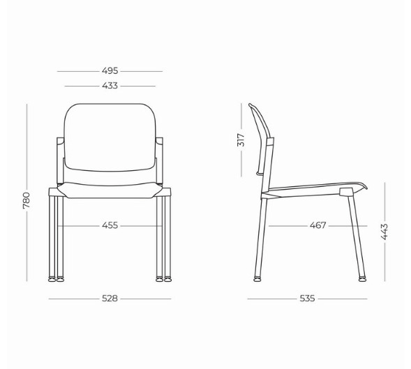 Cadeira Fixa | Melissa