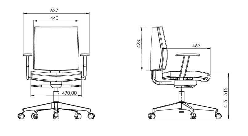 Cadeira Operacional | Focus