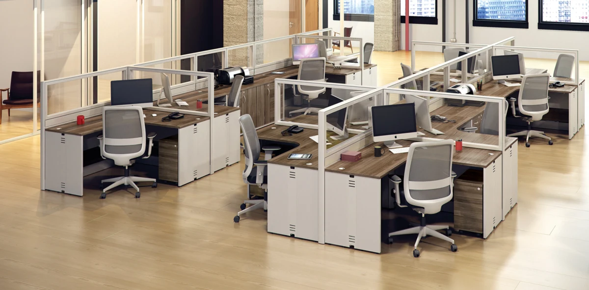 Estações de trabalho | Pé Painel