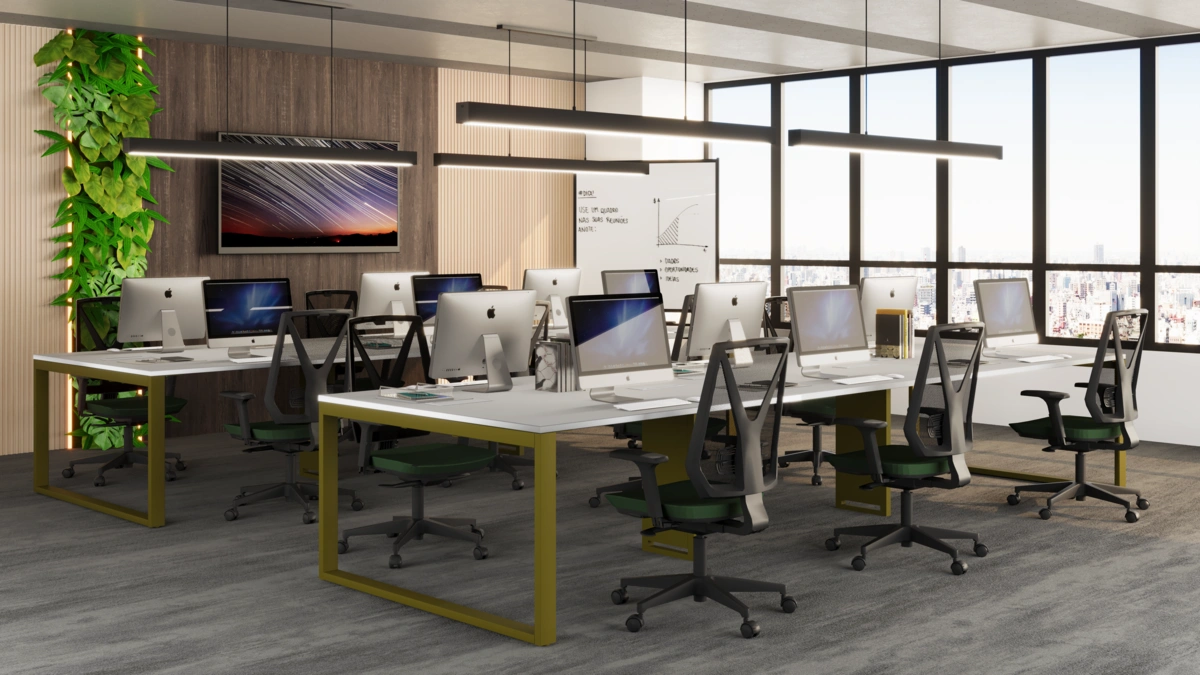 Estações de trabalho | Pé Requadro