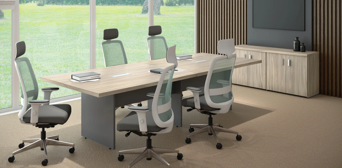 Mesa de Reunião | Pé Painel