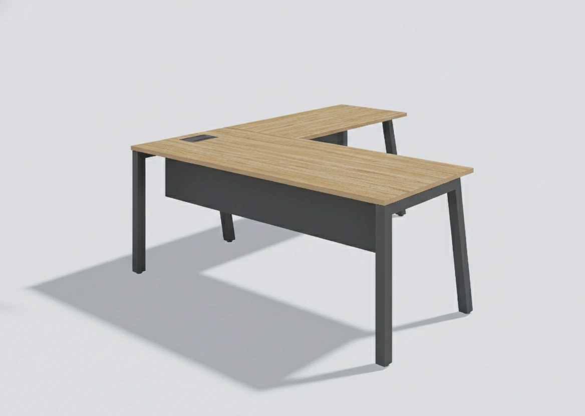 Mesa em L | Pé Angular