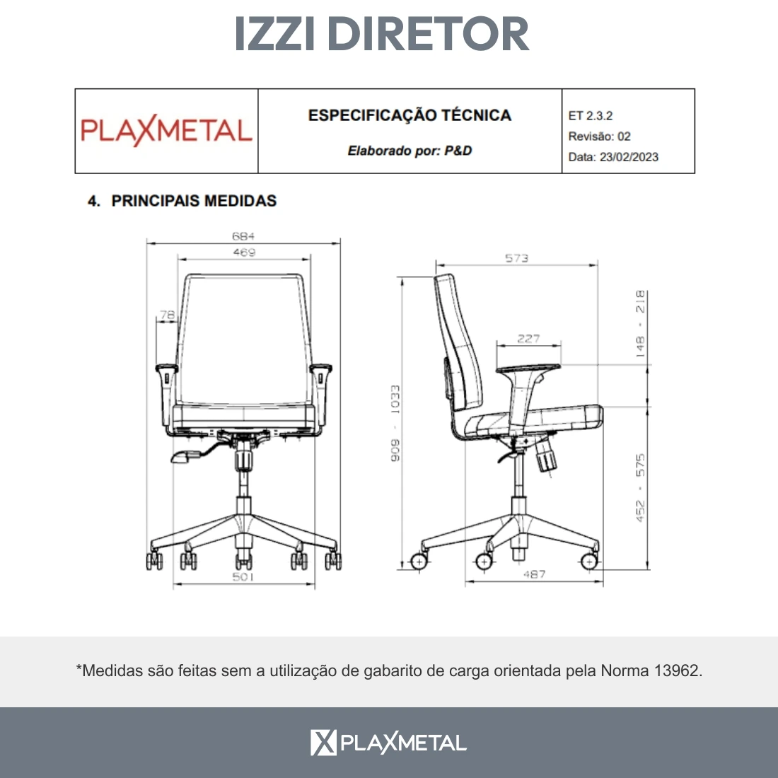 Cadeira Staff | Zinna