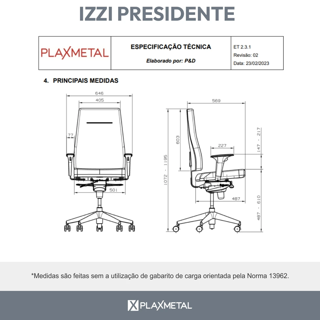 Cadeira Staff | Zinna
