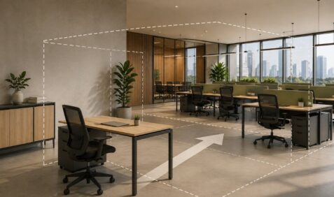 Como escolher mobiliário corporativo pensando em expansão futura?